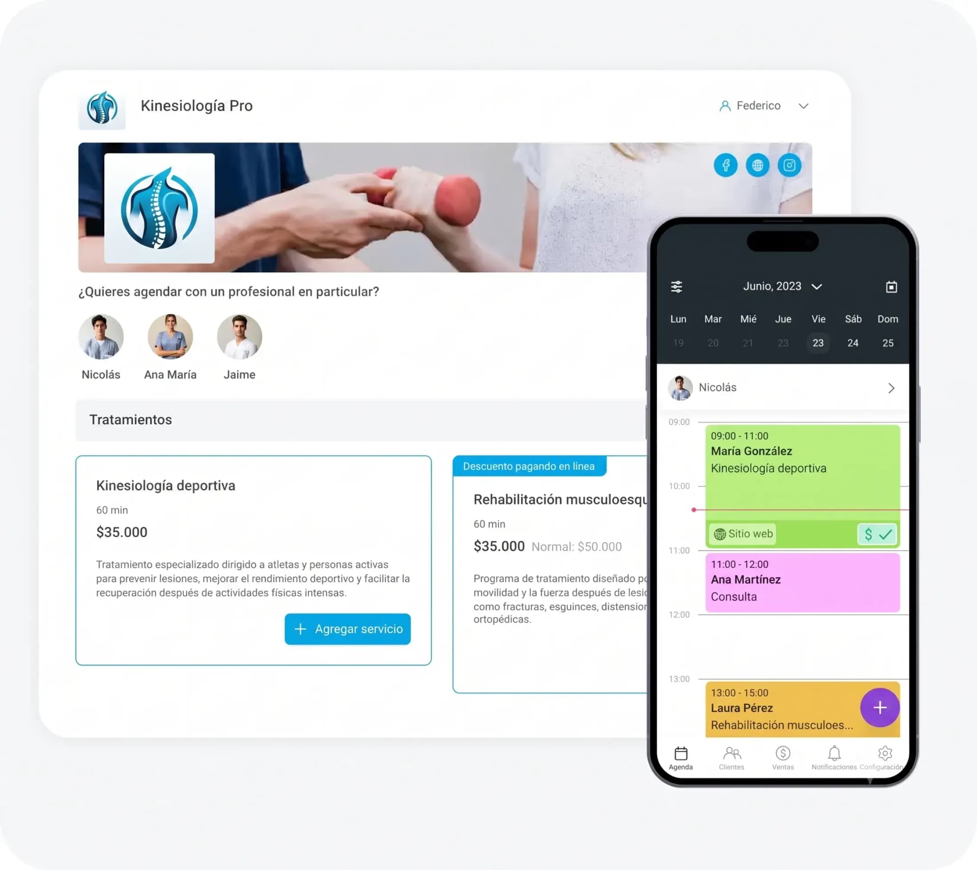 mejor software para kinesiólogos