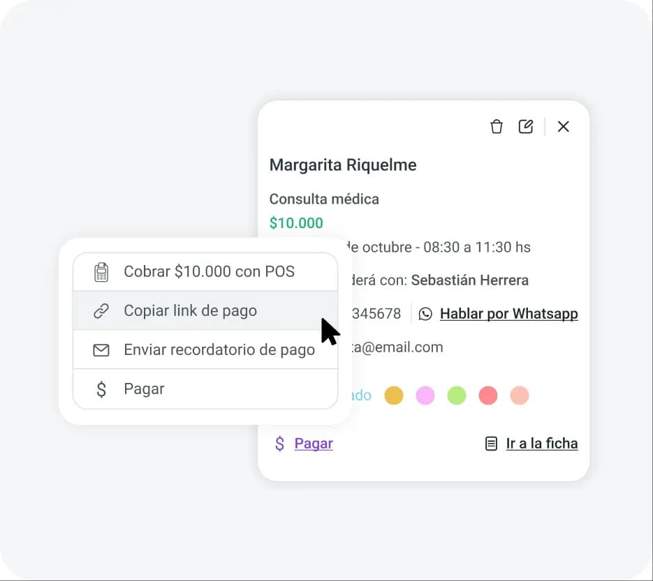 Dónde encontrar el link de pago