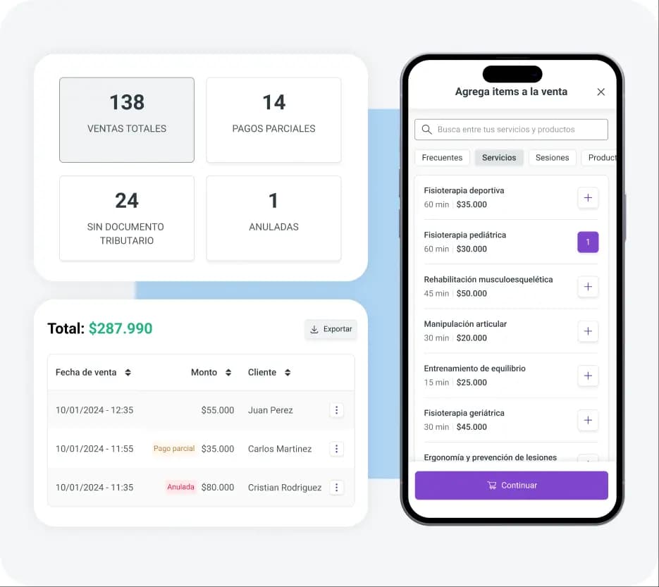 programa de gestión para clínicas de fisioterapia
