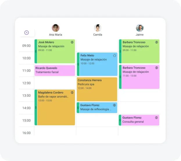 Agenda para spa gratis