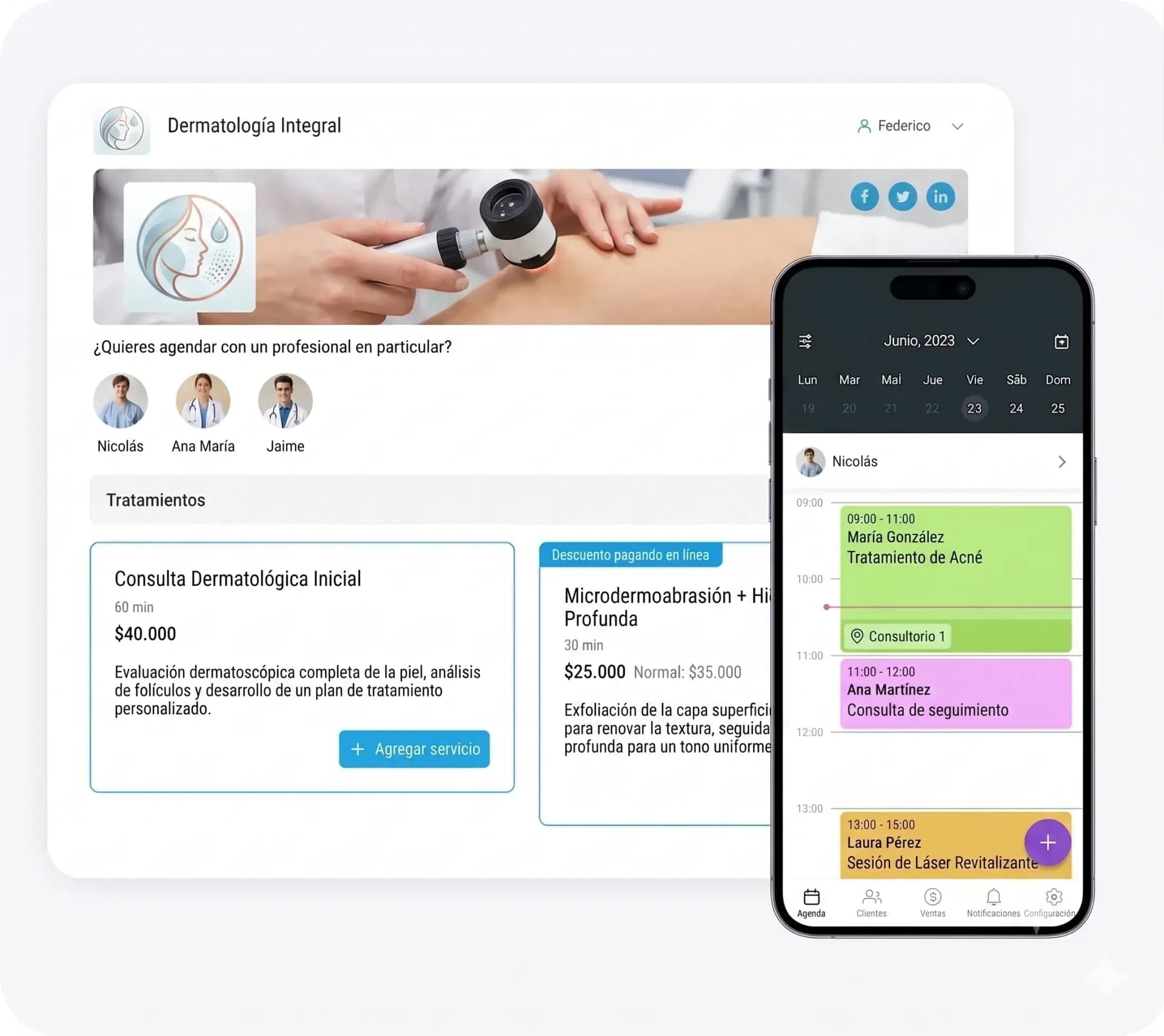 Software para autocuidado y teledermatología