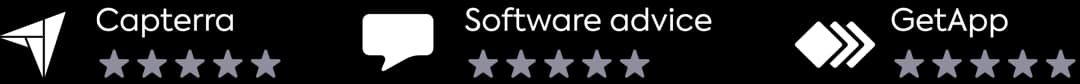 Capterra, Software Advice, GetApp - 5 estrellas