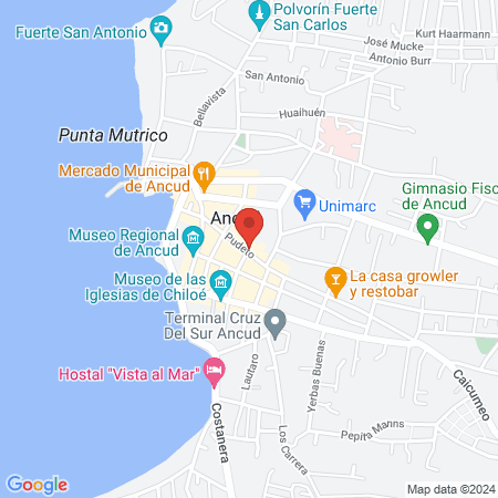 Gym Center Ancud map