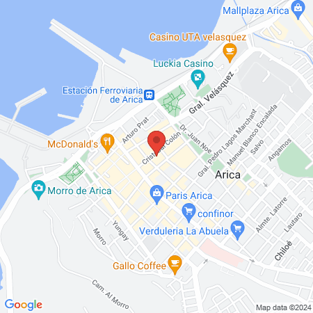 Galería Cosmocentro map