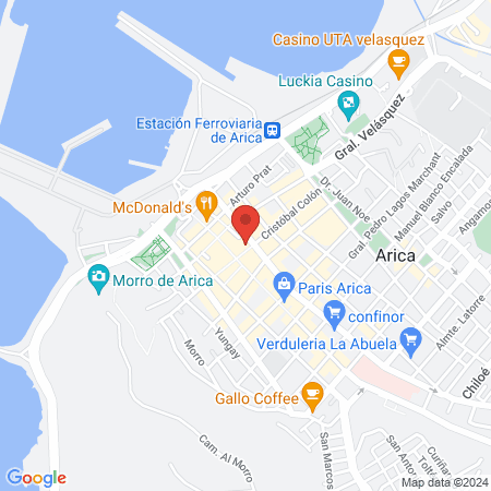 ALOHA NAILS ARICA map