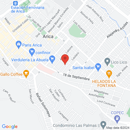 Amaná Dermoestetica y Salud integral map