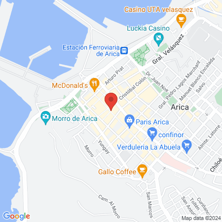 Clínica dental Sens map