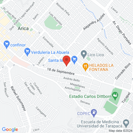 Luis Lorenzo Guajardo Celsi map