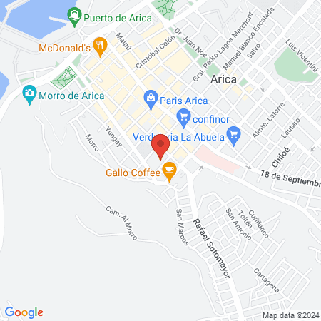 Centro de Salud Ambiental de Arica map