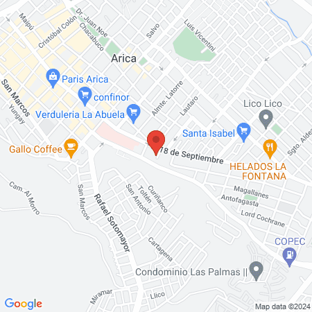 Clínica Lautaro map