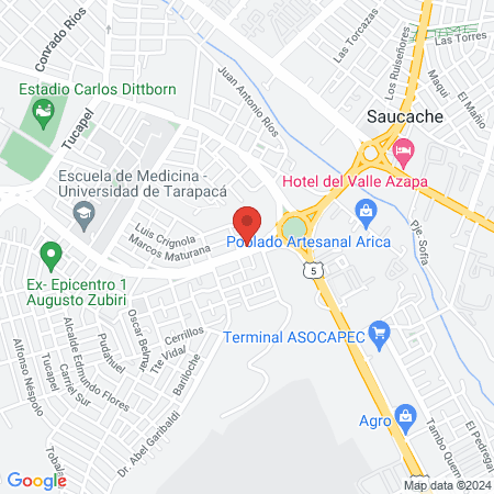 North Kine Centro Kinésico map