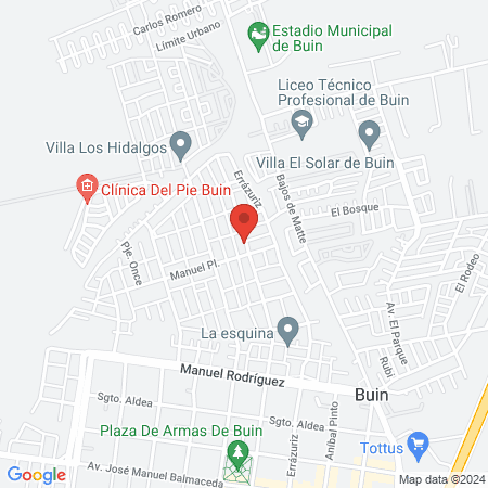 Salón de belleza M.J map