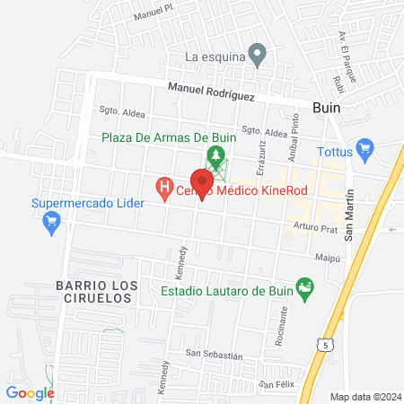 Dr.Mauricio Ferrada S. , Cirujano dentista. map