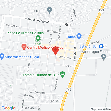 Ortopedia y Bienestar Buin map