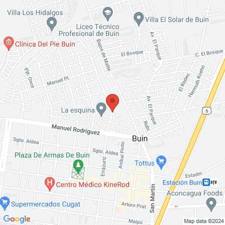 CLÍNICA DENTAL DENTIS BUIN map