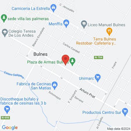 Clinica Dental Oral Center Dental Bulnes map