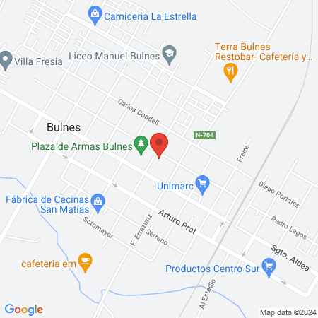 CENTRO MEDICO BULNES map