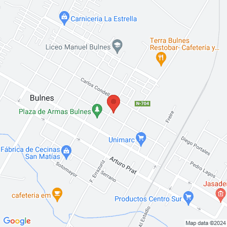 Clínica Dentibulnes map