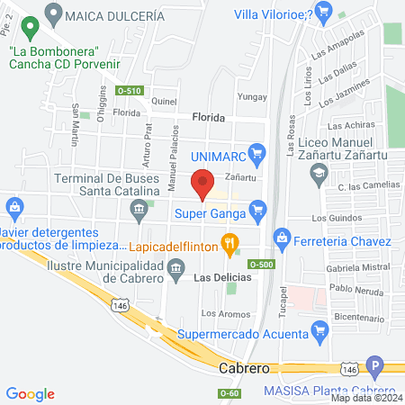 Clinica Dental Cabrero Dr.Gaston Reyes Pilser map