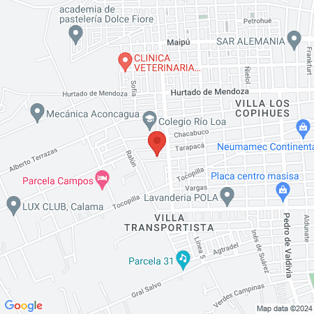 Consultora de Ésika Cyzone y L’bel, Natura y Avon Calama map