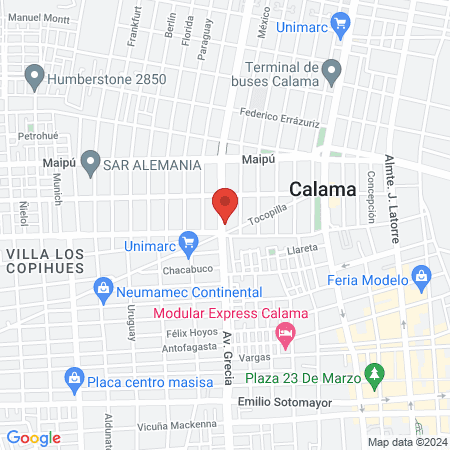 Baños Turcos Santa Lucia map