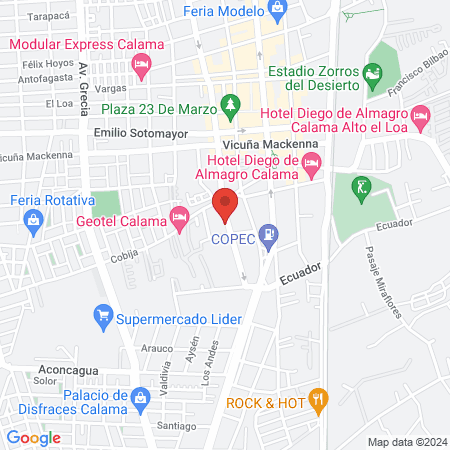 Gimnasio Aspech map