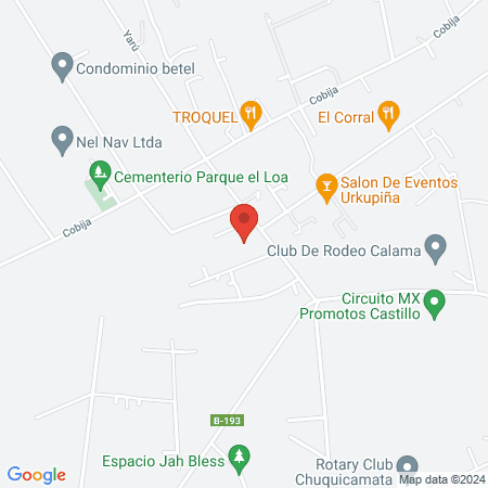 Cancha los Algarrobos map