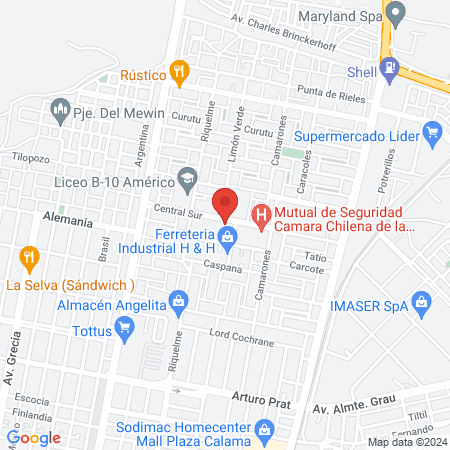 Corpus Salud Laboral map