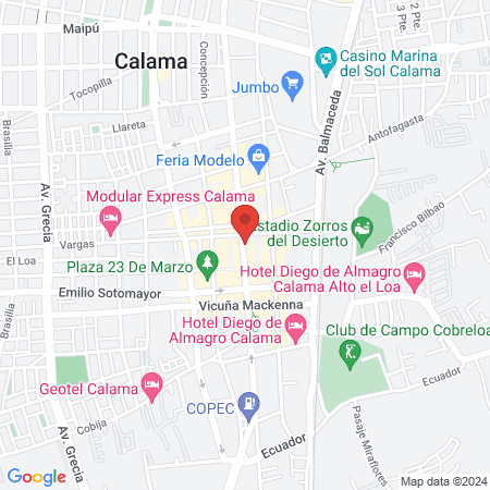 OPTICA CONSULTORIO DE OFTALMOLOGIA Y CONTACTOLOGIA FLORENCIO CALAMA map