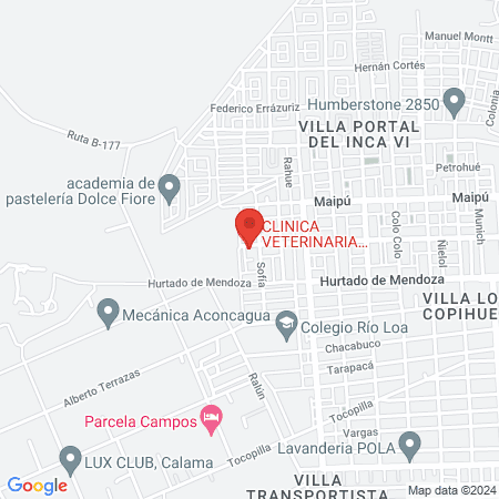 Clinica Veterinaria Alto Loa map
