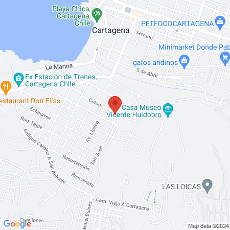Peluqueria, Cartagena Chile map
