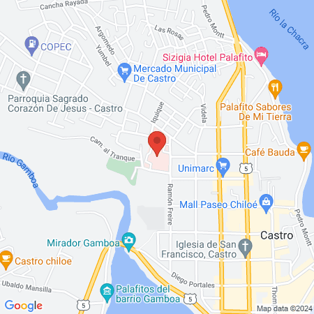 Hospital Castro Dr. Augusto Riffart map
