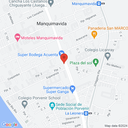 Podologia Chiguayante map