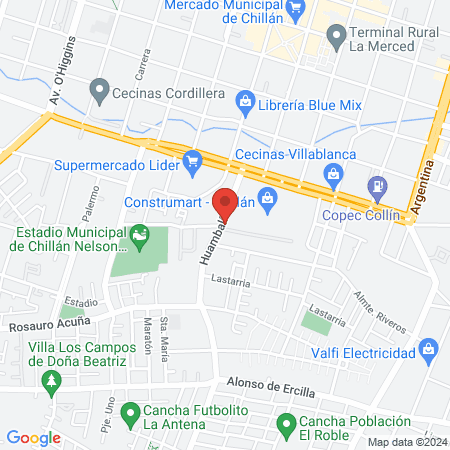 Peluquería y barbería Marcia Seguel map