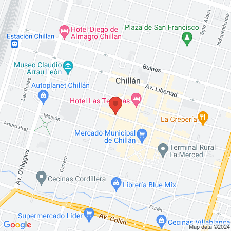 Peluquería Tany map