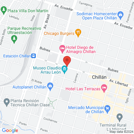 Bio-Masajes Chillan map