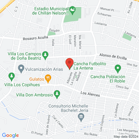 Cancha Futbolito La Antena map
