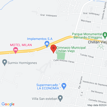Gimnasio Municipal Chillán Viejo map
