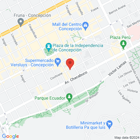 Clinica Vidasalud Dental | Dentista en Concepción | Urgencias Dentales map