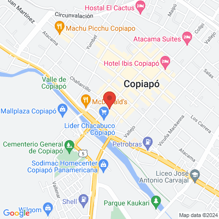 RedSalud Copiapó map