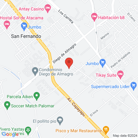 Base Copiapo REST 911 map