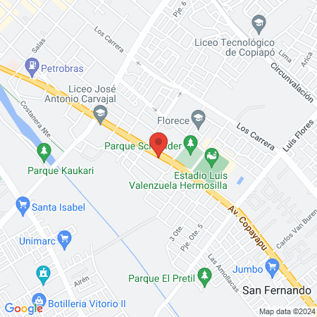 Clínica Dental Sol de Copiapo map