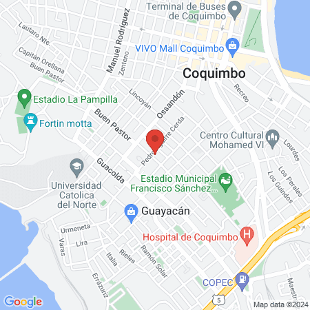 Dangela, Centro de Belleza y Salud map
