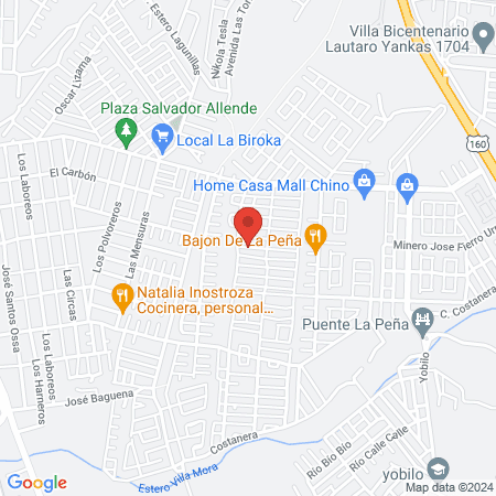 Pasaje Minero Jorge Figueroa Contreras #958, Parque Cousiño map