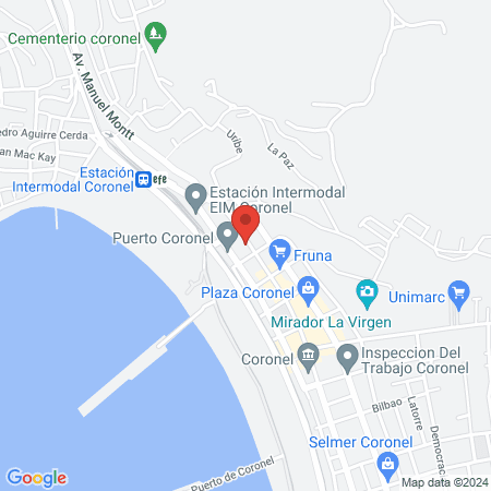 CLINICA SALUD DENTAL CORONEL map