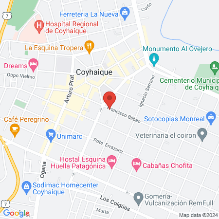 Patagonia Latina Spa map