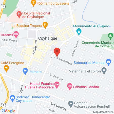 Salón de Belleza y Representaciones Margarita Bahamonde map