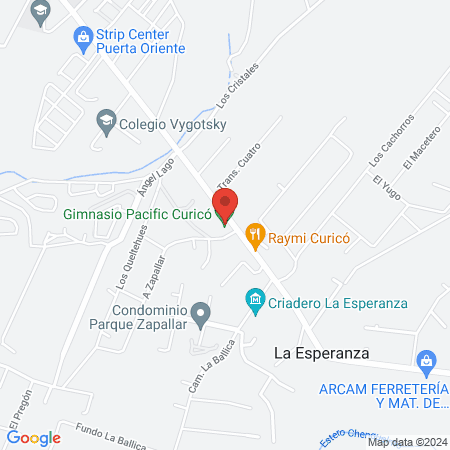 Gimnasio Pacific Curicó map