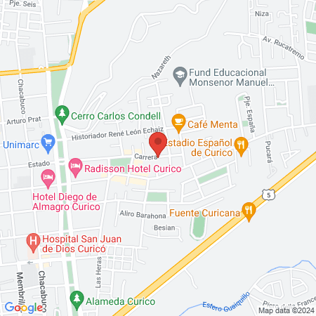 Clínica Rauquén Curicó map