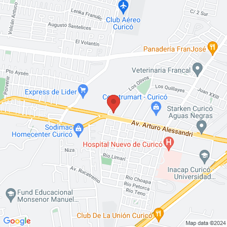 Kinesiólogo Felipe Moya Curicó map